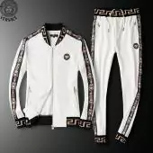 versace Tracksuit man new collection flower medusa white